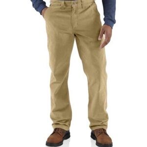Carhartt Men's Rugged Flex Twill Relaxed Fit Work Pant Tan Men’s 40 X 30 Durable